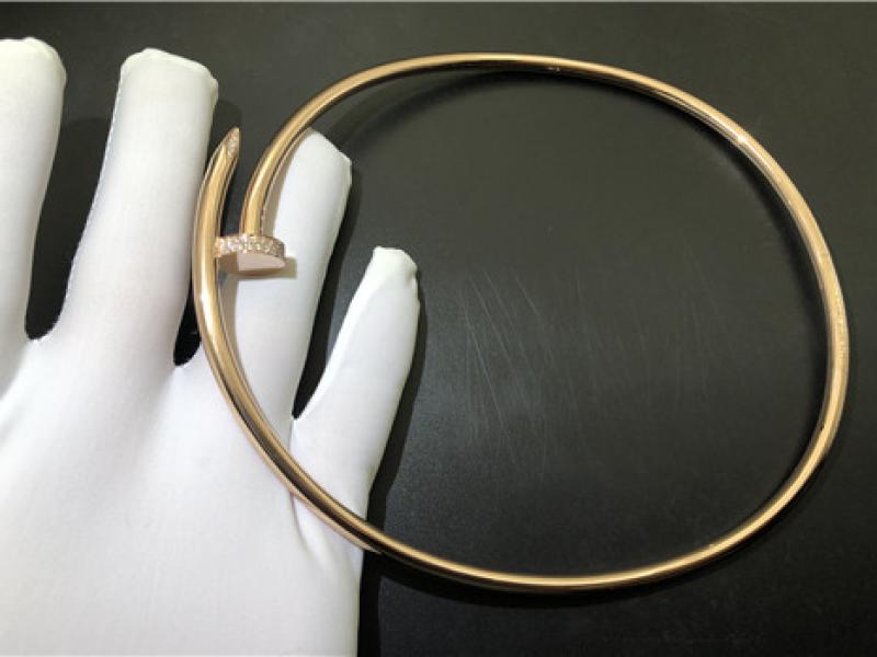  Juste UN Clou Necklace with Diamond 18K Rose gold-3