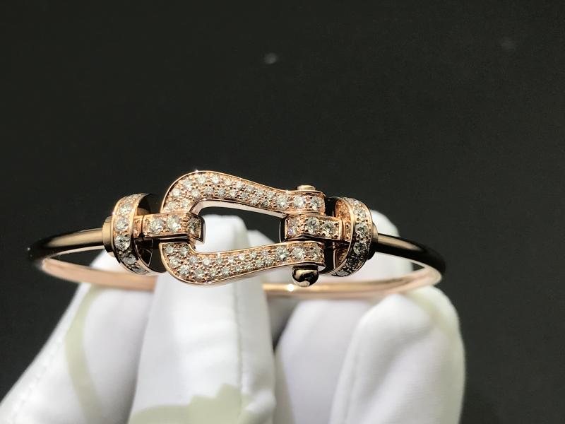 18K rose gold and diamond medium size-4