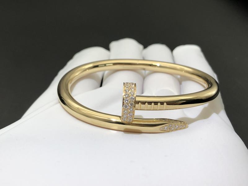 Bracelet, large size, diamond