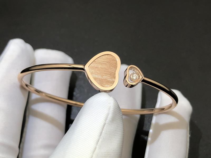 Bracelet, rose gold, diamonds-1