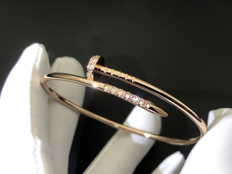 Bracelet, small size, reverse set diamonds-2