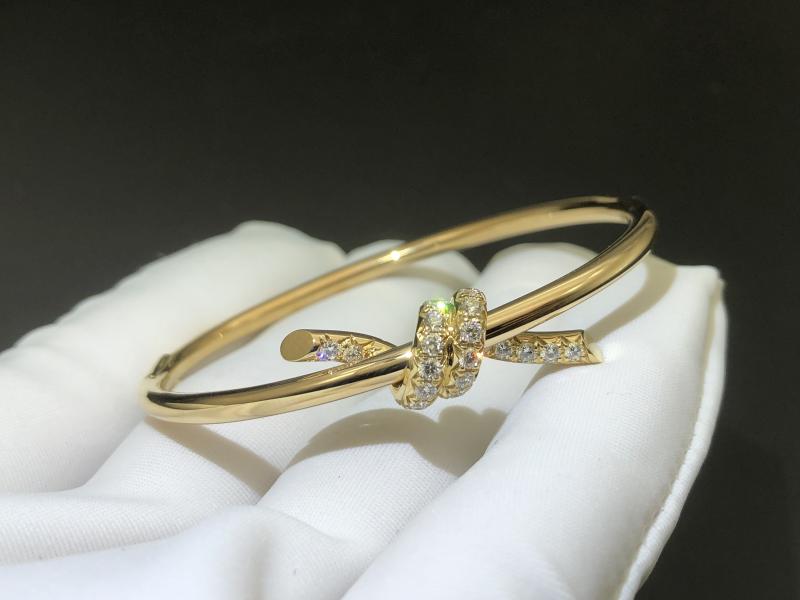 Coil Bracelet 18K Gold with Diamonds