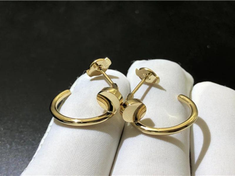 Custom Juste UN Clou earrings 18K gold