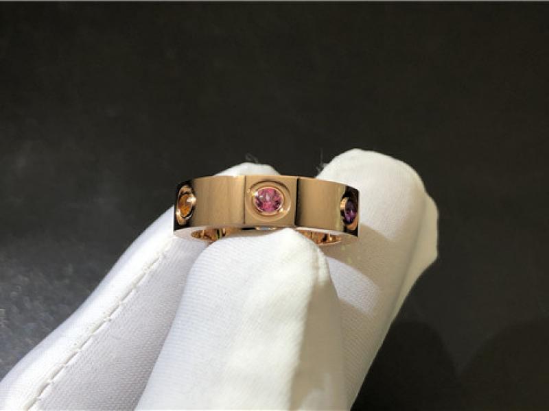 Custom LOVE Ring 18K rose gold