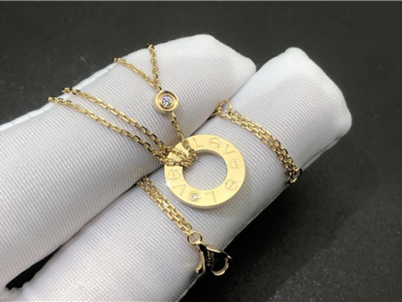 Custom LOVE bracelet 18K gold-3