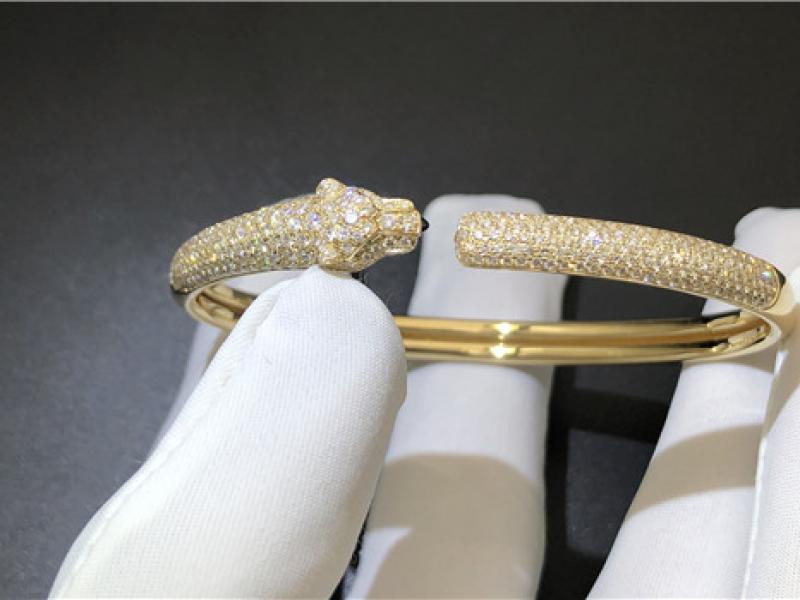 Custom Panthere de Cartier bracelet 18K gold-2