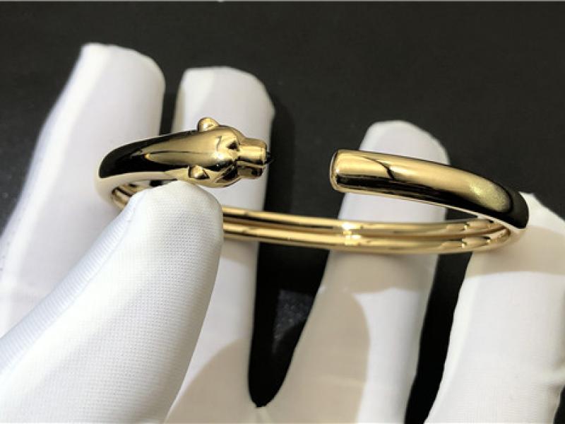 Custom Panthere de Cartier bracelet 18K gold-3