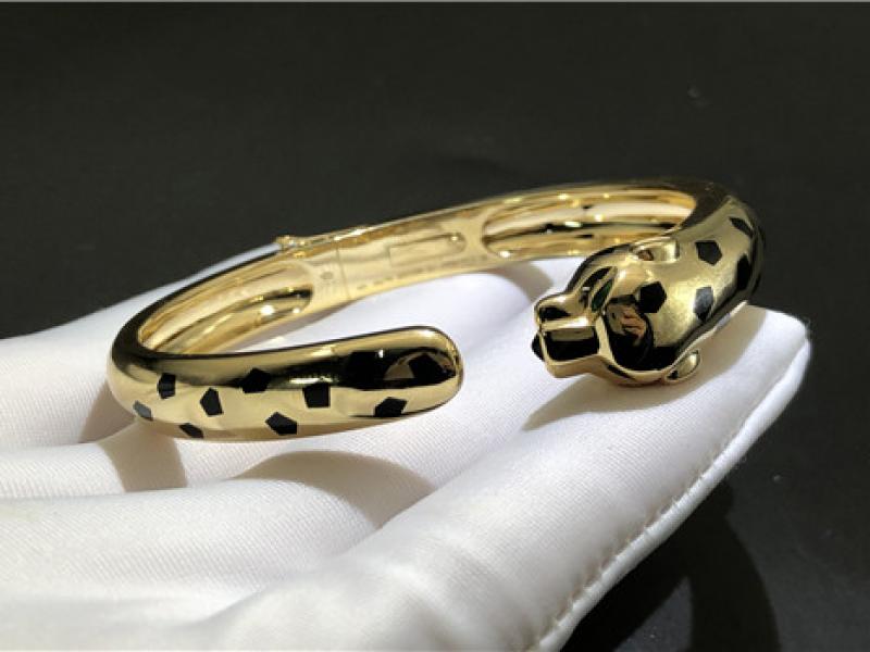 Custom Panthere de Cartier bracelet 18K gold-5