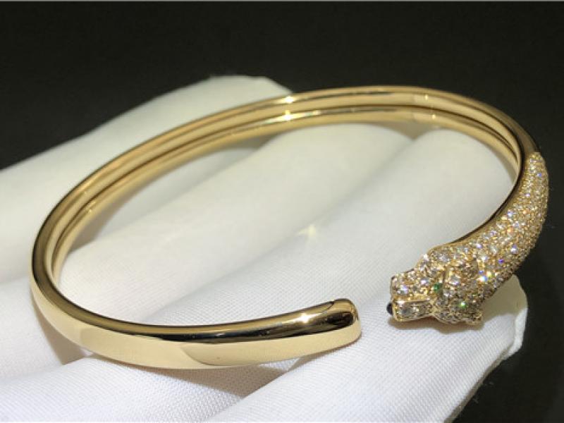 Custom Panthere de Cartier bracelet 18K gold