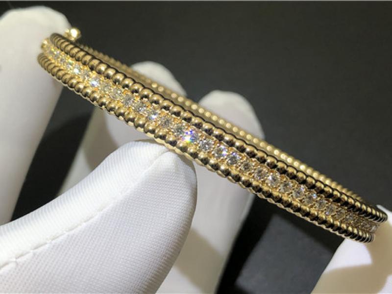 Custom Perlee Diamonds bracelet, single row, medium size