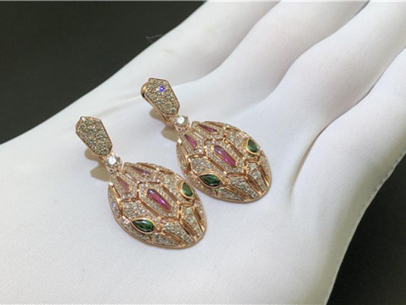 Custom SERPENTI earrings-6