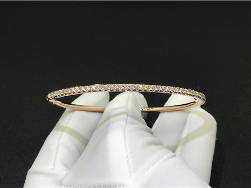 Custom Tiffany Coil diamond bracelet