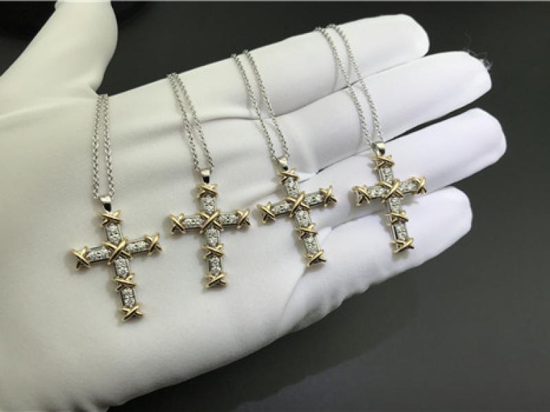 Custom Tiffany Cross pendant