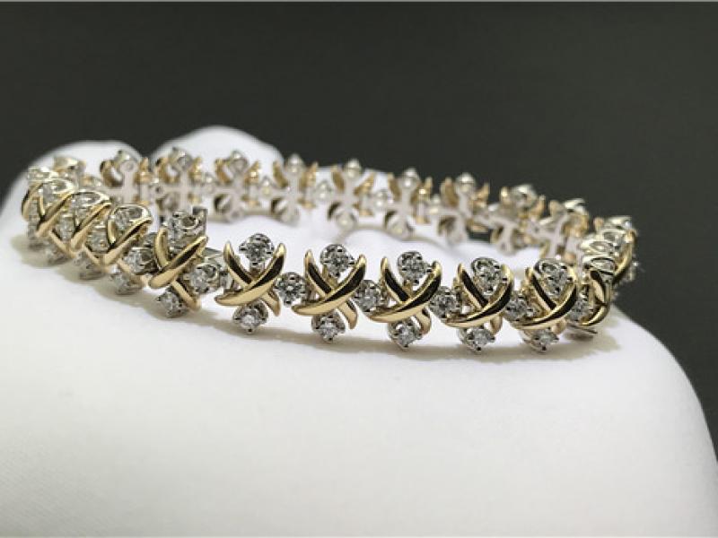 Custom Tiffany Diamond bracelet