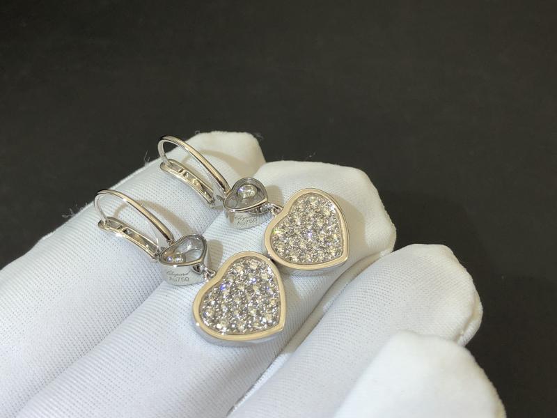 Earrings, platinum, diamonds-2