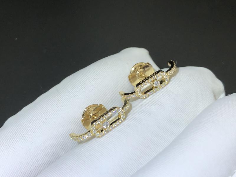 Gold Diamond Earrings-2