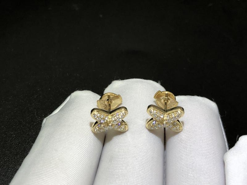 JEUX DE LIENS Earrings Gold, Diamond