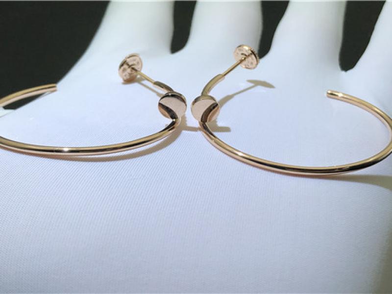 Juste UN Clou earrings 18K rose gold