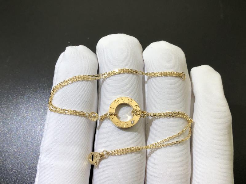 LOVE bracelet, chain, two diamonds