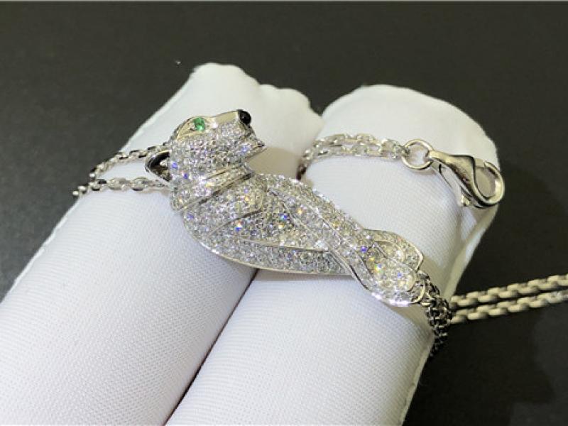  Panthere de Cartier Bracelet 18K platinum-10