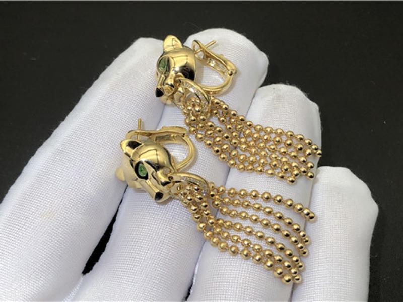  Panthere de Cartier earrings 18K gold-2