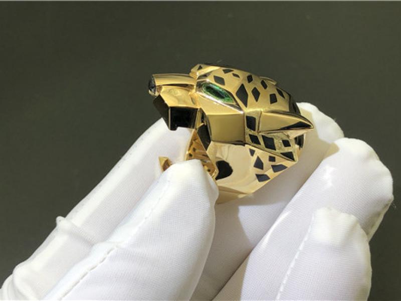 Panthere de Cartier ring 18K gold-4