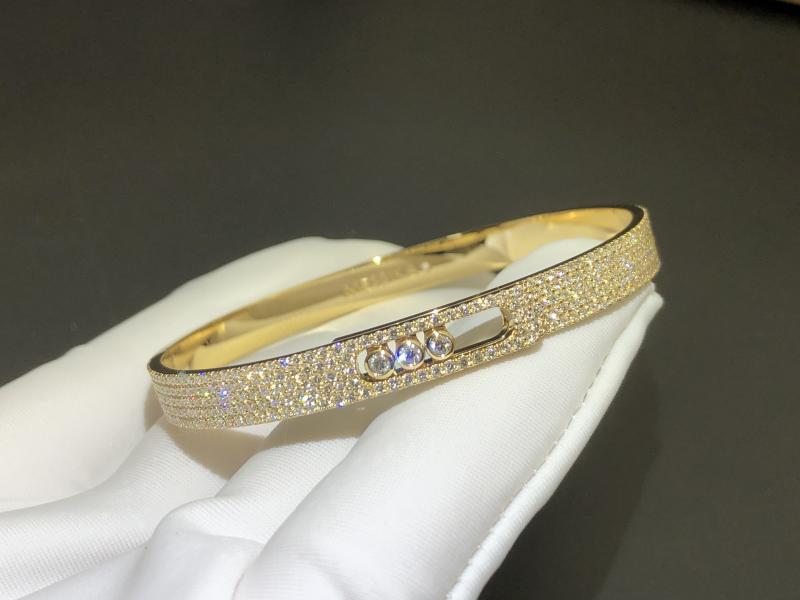 Pavé Diamond Bracelet Small Size-3