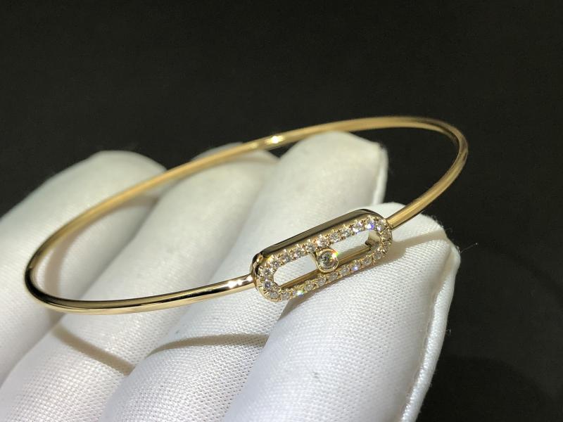 Pavé Diamond Elastic Thin Bracele