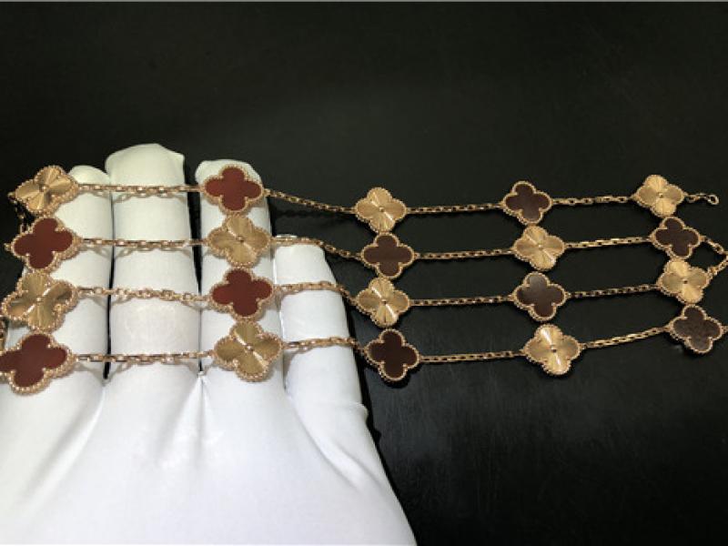  Vintage Alhambra long necklace, 20 pattern-3