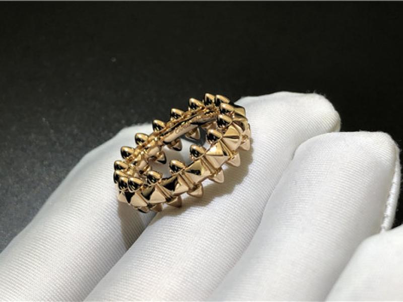  ring, medium size 18K rose gold